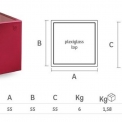 Кавовий, журнальний столик Lyxo Design HOME FITTING CUBO