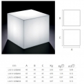 Кавовий, журнальний столик Lyxo Design HOME FITTING CUBO