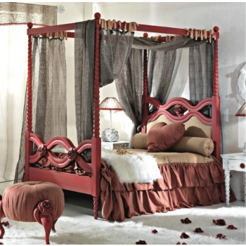 Ліжко з балдахіном Bitossi Luciano 3002