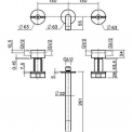 Змішувач для раковини Quadrodesign Valvola01_19 11V