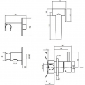 Гигиенический душ Quadrodesign ID023