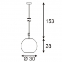 Світильник підвісний SLV 133581