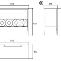 Креденс Enza Home ALESSA