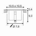 Встраиваемые светильник SLV 233692
