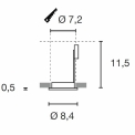Встраиваемые светильник SLV 111011