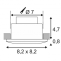 Встраиваемые светильник SLV 114470