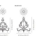 Светильник подвесной VENINI DIAMANTEI