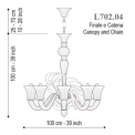 Люстра Seguso L702.04