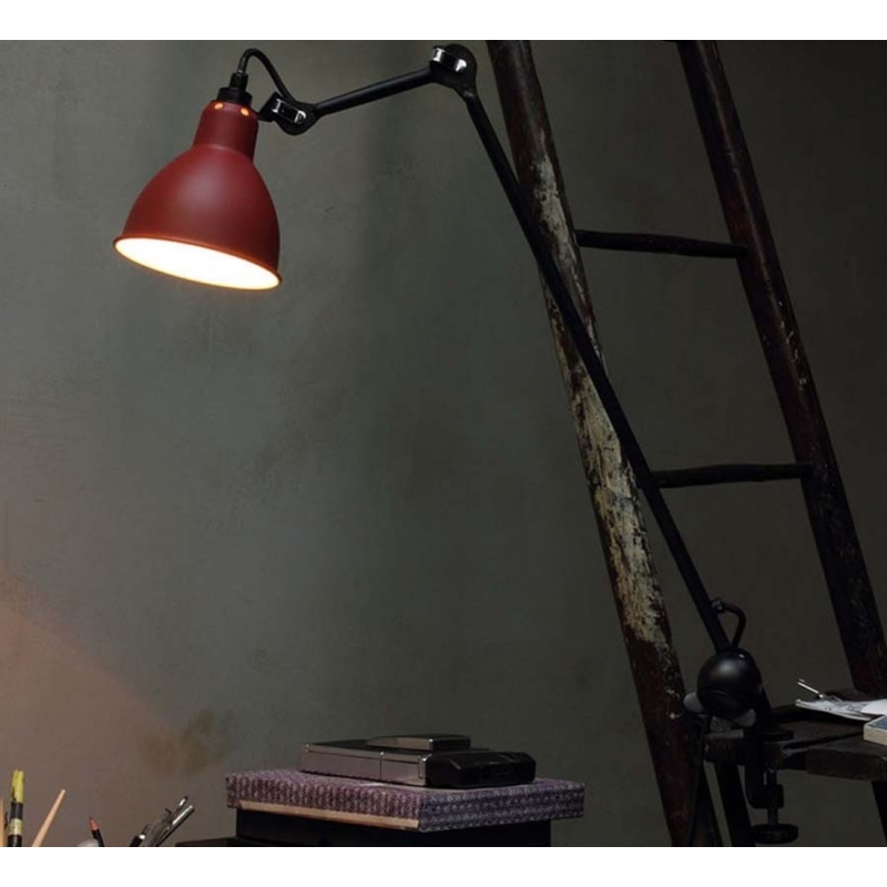 Настільна лампа Lampe Gras 201BL-RED ROUND