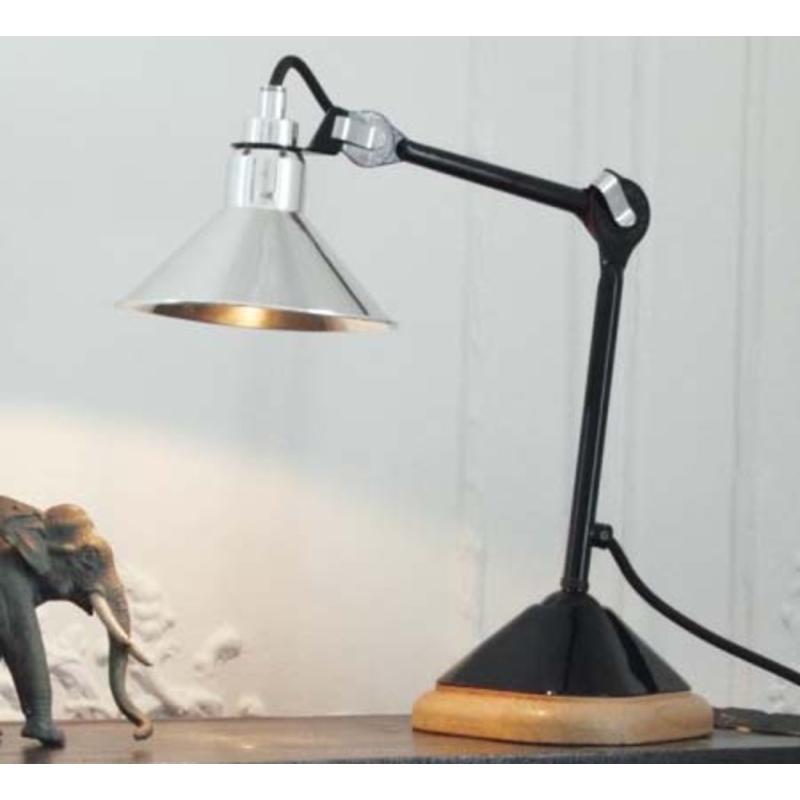 Настольная лампа Lampe Gras 207BL-CH CONIC-SMALL