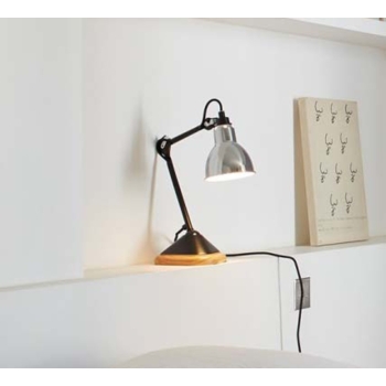 Настольная лампа Lampe Gras 207BL-CH ROUND-SMALL