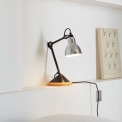 Настольная лампа Lampe Gras 207BL-CH ROUND-SMALL
