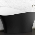 Прямокутна ванна Glass Design FLOWER STYLE BLACK