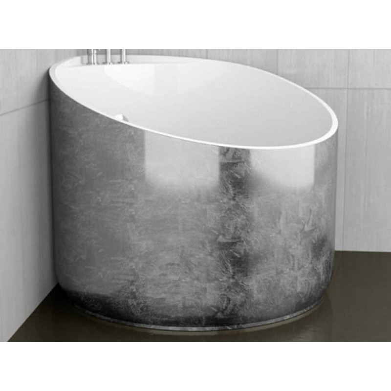 Прямоугольная ванна Glass Design MINI SILVER