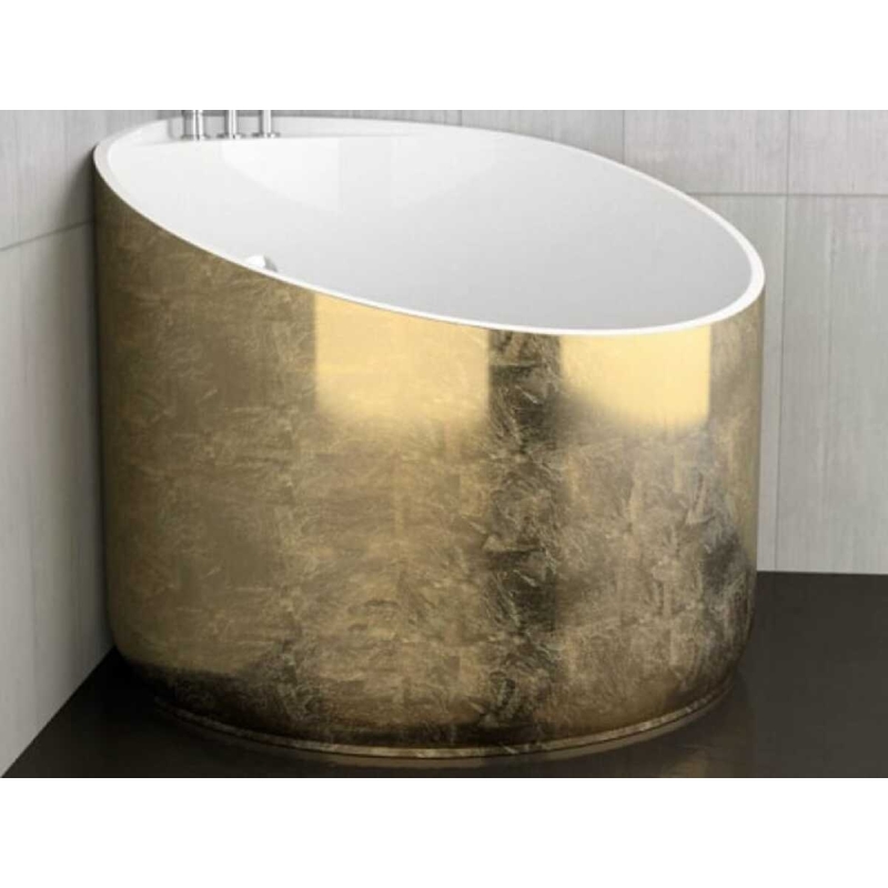 Прямоугольная ванна Glass Design MINI GOLD