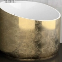 Прямоугольная ванна Glass Design MINI GOLD