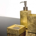 Мильниця Glass Design LUXURY SET GOLD LEAF