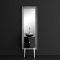 Комплект в ванну кімнату Glass Design MONNALISA CLASS FILIGRANA BLACK/SILVER