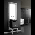 Комплект в ванну кімнату Glass Design MONNALISA CLASS FILIGRANA BLACK/SILVER