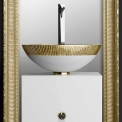 Комплект в ванну кімнату Glass Design MONNALISA CLASS FILIGRANA WHITE/GOLD