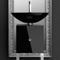 Комплект в ванную комнату Glass Design MONNALISA FLORENCE COLLIER BLACK