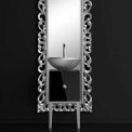 Комплект в ванну кімнату Glass Design MONNALISA PRESTIGE VENICE BLACK/SILVER
