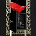 Комплект в ванну кімнату Glass Design MONNALISA PRESTIGE FLOWER RED FERRARI