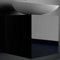 Комплект в ванну кімнату Glass Design LEONARDO CUBUS BLACK KOOL MAX WHITE