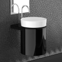 Комплект в ванну кімнату Glass Design LEONARDO KOIN MEDIO BLACK RHO WHITE