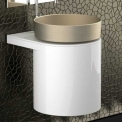 Комплект в ванную комнату Glass Design LEONARDO KOIN MEDIO WHITE RHO PLATINUM