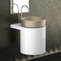 Комплект в ванную комнату Glass Design LEONARDO KOIN MEDIO WHITE RHO PLATINUM