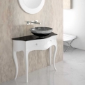 Комплект в ванную комнату Glass Design LEONARDO CANTO XL WHITE FLARE TECH BLACK