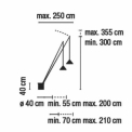 Світильник на підлогу Vibia NORTH