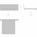 Ліжко двомісне Cassina L42 ACUTE