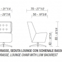Крісло ESTEL GROUP EMBRASSE LOUNGE