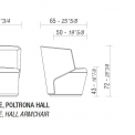 Крісло ESTEL GROUP EMBRASSE HALL