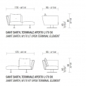 Диван ESTEL GROUP SAINT BARTH