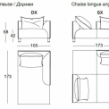 Диван Longhi FOLD
