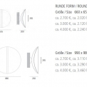 Бра Millelumen SHIELD ROUND