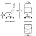 Кресло офисное Sancal ELLE