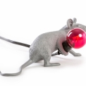 Настольная лампа Seletti GREY MOUSE LAMP LIE DOWN