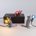 Настольная лампа Seletti GREY MOUSE LAMP LIE DOWN