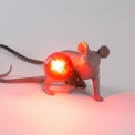 Настольная лампа Seletti GREY MOUSE LAMP LIE DOWN