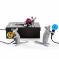 Настольная лампа Seletti GREY MOUSE LAMP LIE DOWN