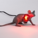 Настольная лампа Seletti GREY MOUSE LAMP LIE DOWN