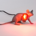 Настольная лампа Seletti GREY MOUSE LAMP LIE DOWN