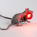 Настольная лампа Seletti GREY MOUSE LAMP LIE DOWN