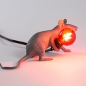 Настольная лампа Seletti GREY MOUSE LAMP LIE DOWN