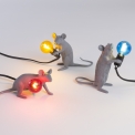 Настольная лампа Seletti GREY MOUSE LAMP LIE DOWN