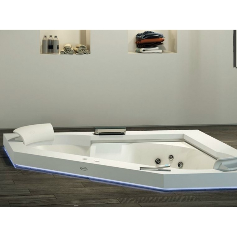 Ванна з гідромасажем Jacuzzi® AURA CORNER 160 CORIAN®